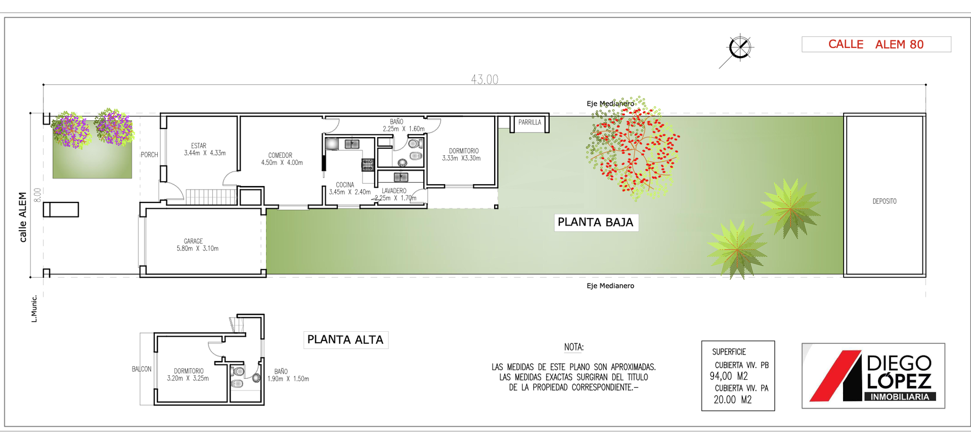 Casa estilo tradicional  Funcional, luminosa - Dos plantas