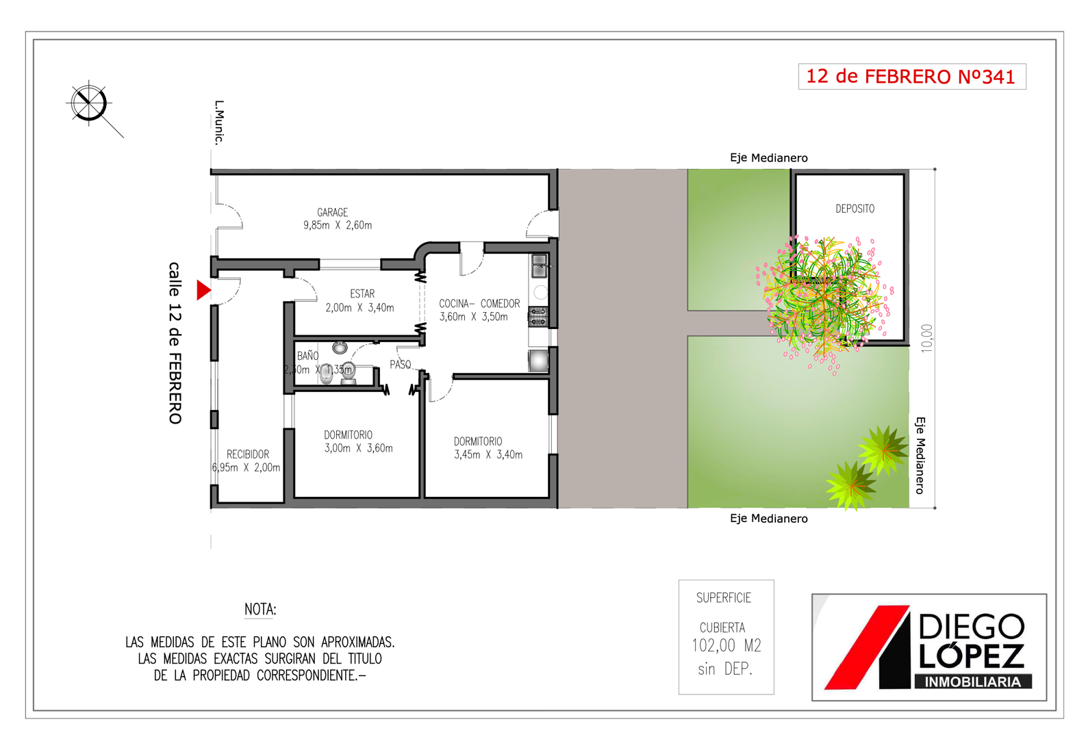 Casa con excelente ubicacion y acceso al centro