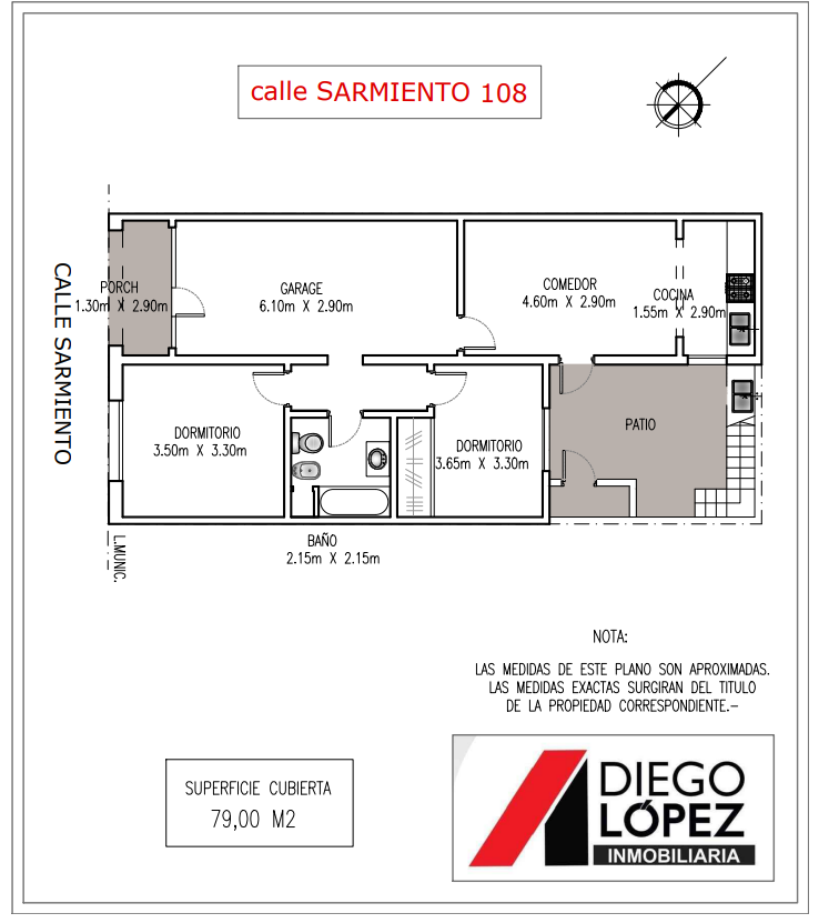 Casa con garaje y terraza en pleno centro